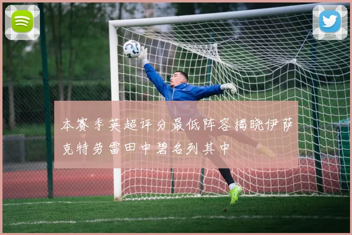 本赛季英超评分最低阵容揭晓伊萨克特劳雷田中碧名列其中